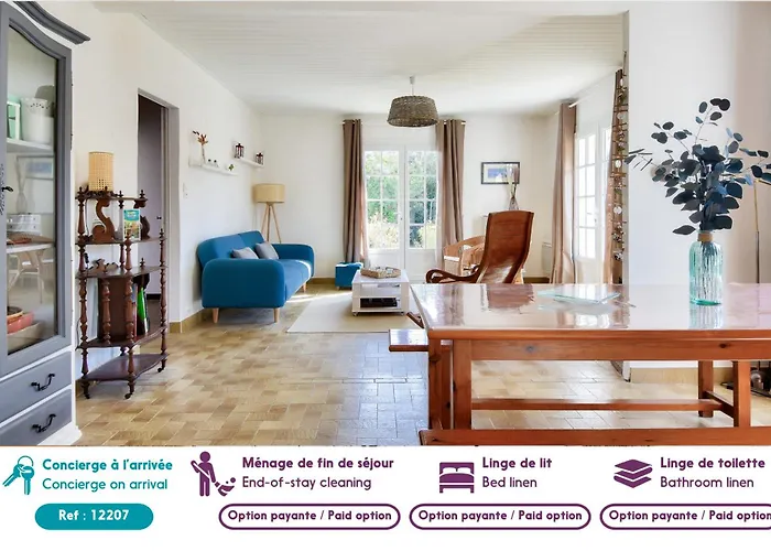 Maison Pour 7 A 900m De La Avec Jardin *